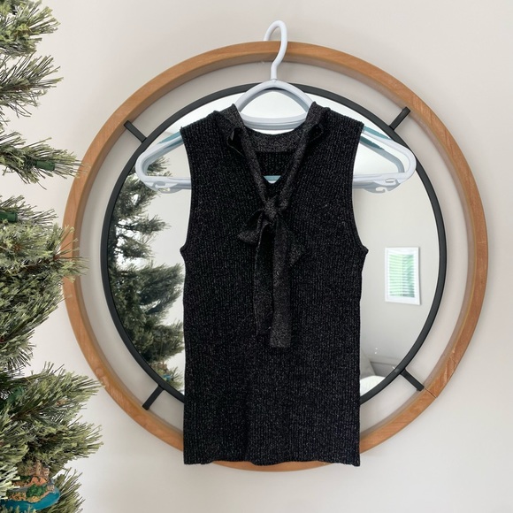 Anthropologie Cupcakes & Cashmere Knit Glitter Sparkle Sweater Top - Picture 3 of 5